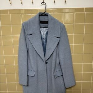 Elie Tahari Light Blue Trench Coat